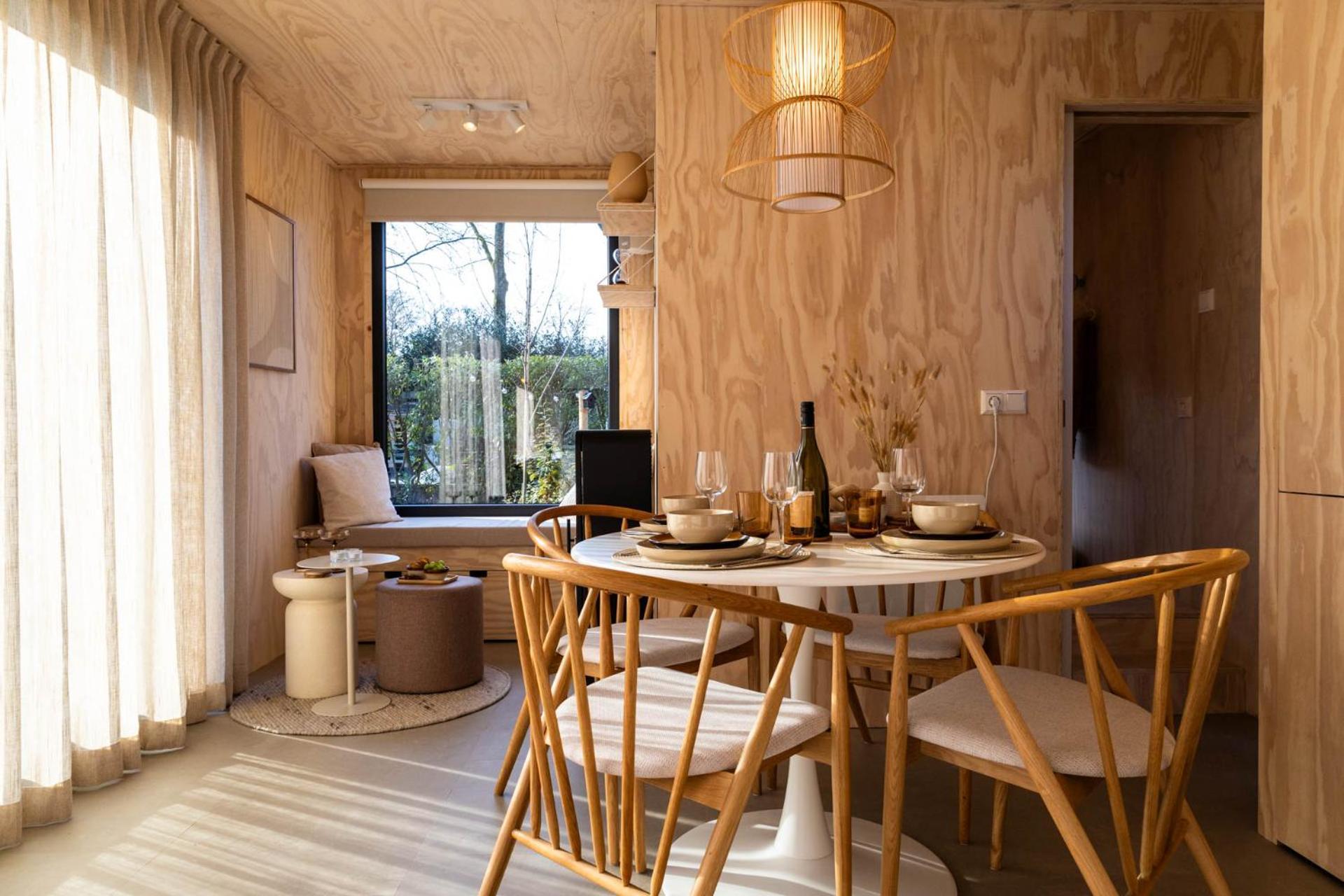 Knus Gezinsverblijf In Cosi Tiny House Op De Veluwe Epe Bagian luar foto
