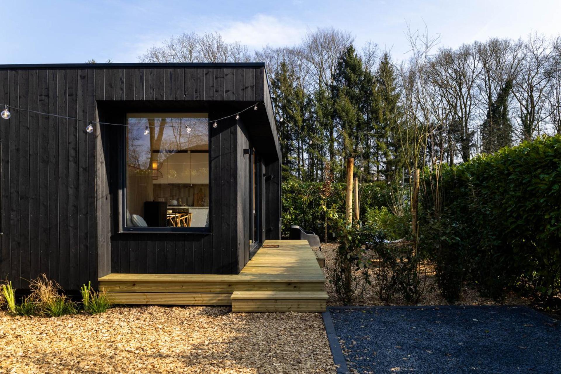 Knus Gezinsverblijf In Cosi Tiny House Op De Veluwe Epe Bagian luar foto