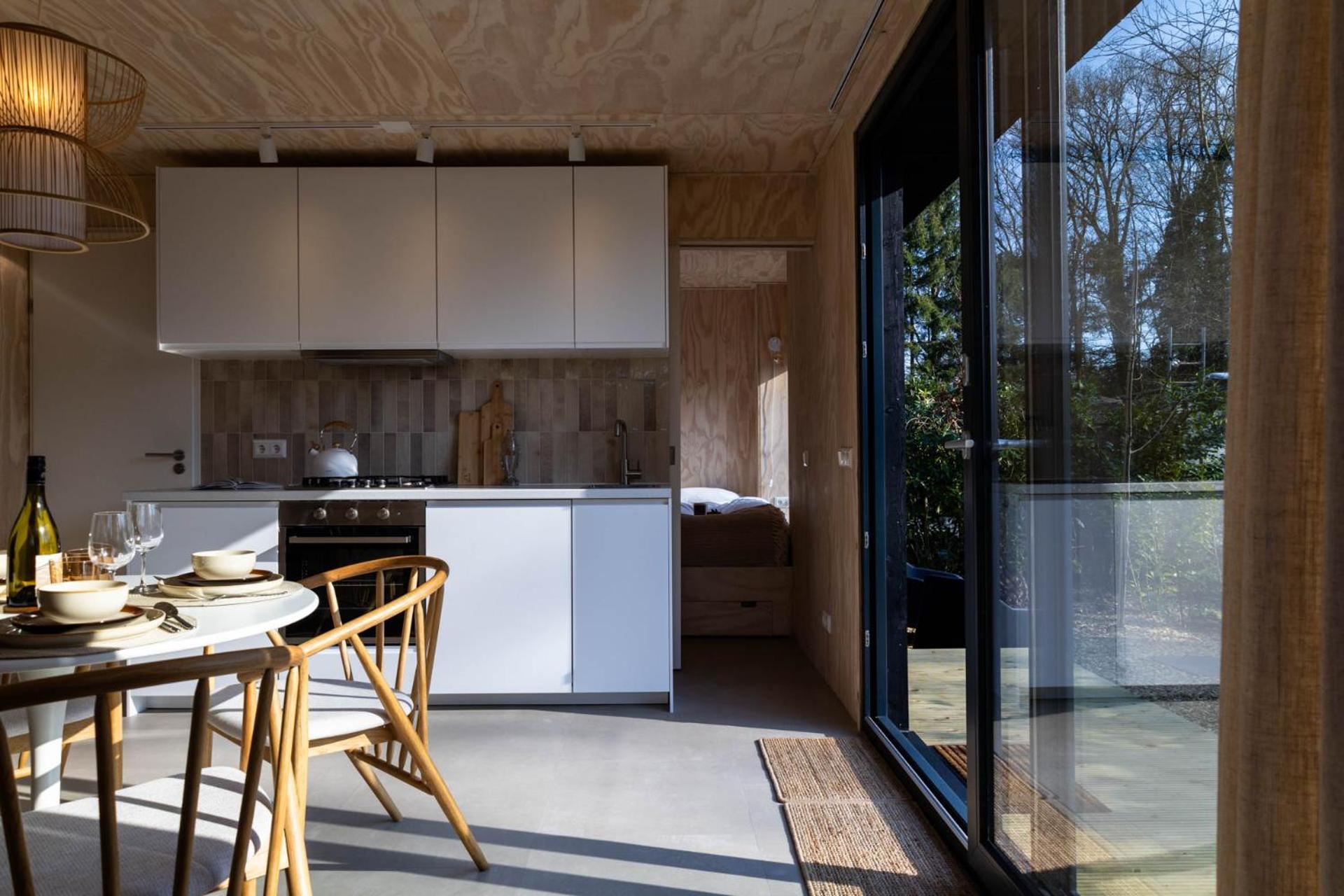 Knus Gezinsverblijf In Cosi Tiny House Op De Veluwe Epe Bagian luar foto